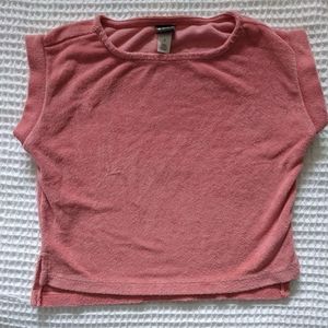 Tea Collection, pink, short sleeve shirt, size 4